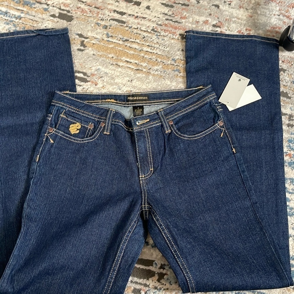 Vintage rock wear jeans wide leg